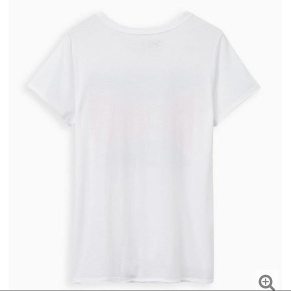 TORRID WOMEN'S CASUAL CREW NECK TEE BUDWEISER WHITE NWT SIZE 2X NWT - Picture 2 of 4